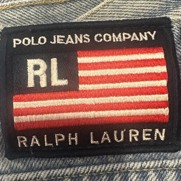 Vintage Polo Ralph Lauren 90s Mid Rise Classic Preppy Jeans - Picture 10 of 11